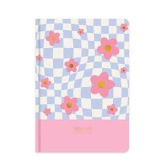 Keskin Color 17x24 Ciltli 2024-2025 Akademik Ajanda - Çiçekli Dama - 1