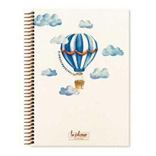 Keskin Color 17x24 Kareli Defter La Plume Balloon - Pembe - 1