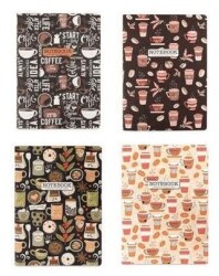 Keskin Color 18,5x26 58Yp Çizgili Tel Dikişli Uninote Coffee Time - Keskin Color