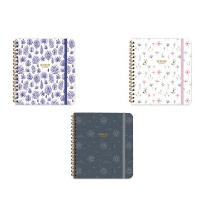 Keskin Color 19x21 Sert Kapak Spiralli Süresiz Ajanda - 1