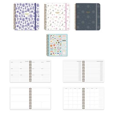 Keskin Color 19x21 Sert Kapak Spiralli Süresiz Ajanda - 2