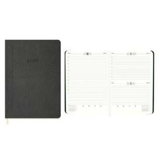 Keskin Color 2026 - 16x24 Günlük Termo Deri Ajanda - Gri - 1