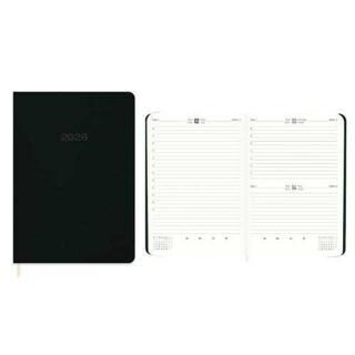 Keskin Color 2026 - 16x24 Günlük Termo Deri Ajanda - Siyah - 1