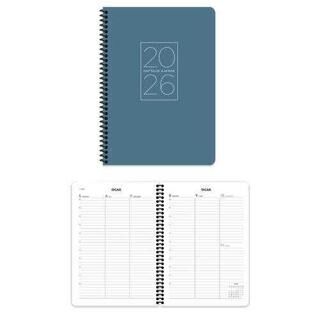 Keskin Color 2026 - 20x28 Spiralli Haftalık Ajanda - Mavi - 1