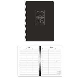 Keskin Color 2026 - 20x28 Spiralli Haftalık Ajanda - Siyah - 1