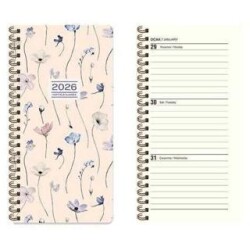 Keskin Color 2026 - 8x16 Haftalık Spiralli Cep Ajandası - Pastel - Keskin Color