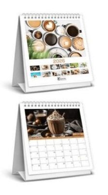 Keskin Color 2026 - Kare Masa Takvimi - Kahve - 1