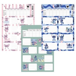 Keskin Color 220130-14 Lilo&Stitch Ders Programlı 3Lü Etiket - Keskin Color