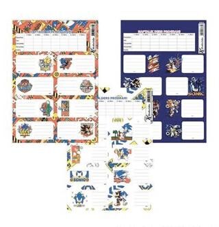 Keskin Color 220130-15 Sonic Ders Programlı 3Lü Etiket - 1