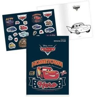 Keskin Color 244930-33 Cars 20x28 8 Yaprak Çıkartmalı Boyama Kitabı - 1