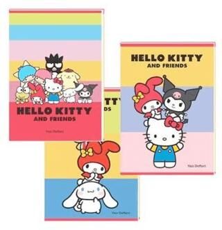 Keskin Color 280200-13 Hello Kitty and Friends A4 40 Yaprak Yazı Defteri - 1