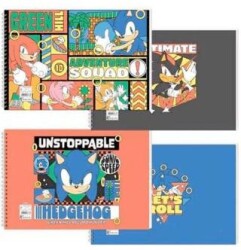 Keskin Color 300215-15 Sonic 25x35 15 Yaprak Spiralli Resim Defteri - Keskin Color