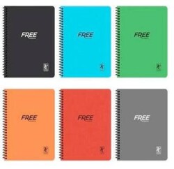 Keskin Color 320102-99 A4 60 Yaprak Kareli PP Kapak Yeni Free Defter - 1 - Keskin Color