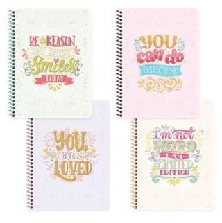 Keskin Color 322222-99 A4 80 Yaprak Kareli PP Kapak Spiralli Motto Defter - 1