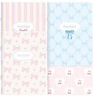 Keskin Color 381820-99 18,5x26 48 Yp Düz Tel Dikişli Kuşe Kapak Stickerli Defter-Kurdele - 1