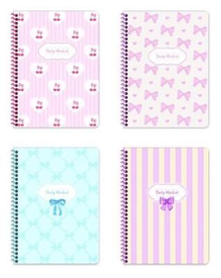 Keskin Color 410832 16,5x22,5 120 Yp. Kareli Spiralli Sert Kapak Defter - Kurdele - 1