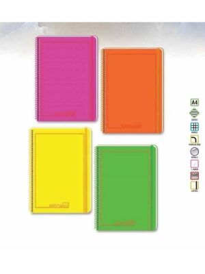 Keskin Color A4 100Yp.Kar. PP Kp.Spr. Las. Neon Bts Def. - 1