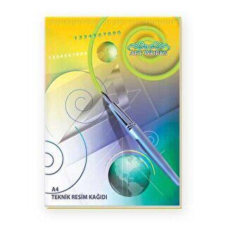 Keskin Color A4 36 Yaprak Dik Teknik Resim Blok - 1