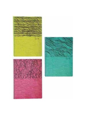 Keskin Color A4 60 Yp. Çizgili PP Kapak Spiralli Root Defter - 1