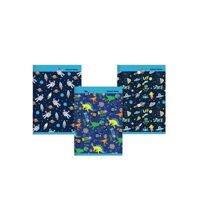 Keskin Color A4 60 Yp Çizgili Tel Dikişli Karton Kapak Ufo Defter - 1