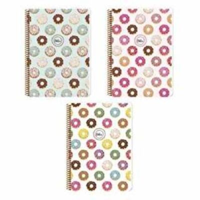 Keskin Color A4 80 Yp. Çizgili PP Kapak Spiralli Donuts Defter - 1