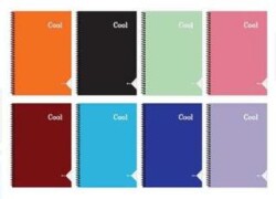 Keskin Color A5 72 Yp.Çizgili PP Kp.Spiralli Cool Defter - Keskin Color