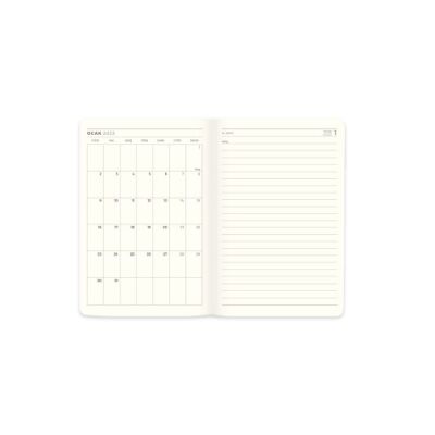 Keskin Color A5 Keten Günlük Ajanda - Mürdüm 2023 - 2