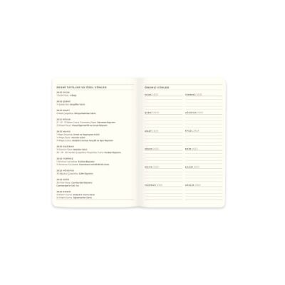 Keskin Color A5 Keten Günlük Ajanda - Mürdüm 2023 - 3