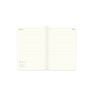 Keskin Color A5 Keten Günlük Ajanda - Mürdüm 2023 - 4