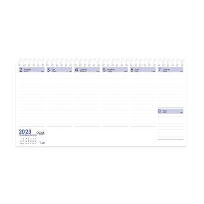 Keskin Color AJ - 66 16x33.5 Spiralli Haftalık Masa Ajandası - 100.Yıl 2023 - 2