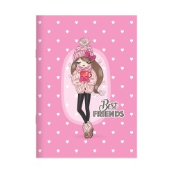 Keskin Color Best Friends Defter Kareli Dikişli Plastik Kapak A4 40 Yaprak - 6