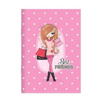 Keskin Color Best Friends Defter Kareli Karton Kapak Spiralli 80 Yaprak 16.5x22.5 Cm - 3