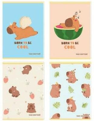 Keskin Color Capybara A5 40 Yaprak Yazı Defteri - 1