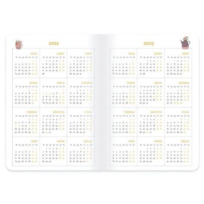 Keskin Color Ciltli Akademik Ajanda Bahar 17x24 Cm - 12