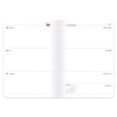 Keskin Color Ciltli Akademik Ajanda Bahar 17x24 Cm - 9