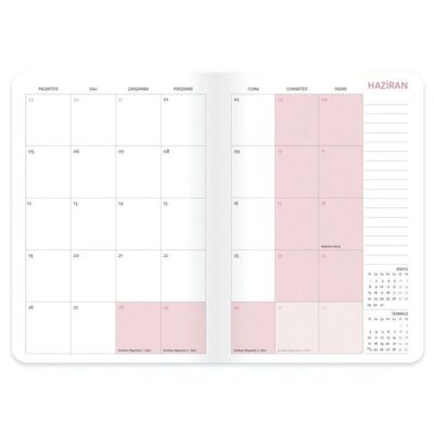 Keskin Color Ciltli Akademik Ajanda Bahar 17x24 Cm - 7