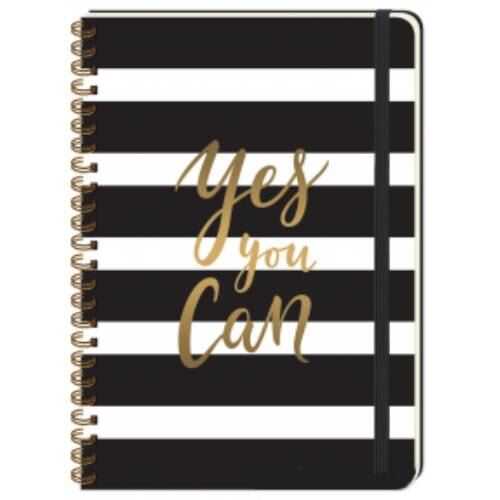 Keskin Color Çizgili Defter Daily Notes Muse - Yes You Can