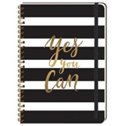 Keskin Color Çizgili Defter Daily Notes Muse - Yes You Can - Keskin Color