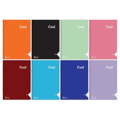 Keskin Color Cool Defter Çizgisiz Dikişli Plastik Kapak A4 80 Yaprak - 1