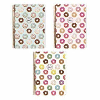 Keskin Color Donuts Defter Çizgili Spiralli Plastik Kapak A4 100 Yaprak - 1