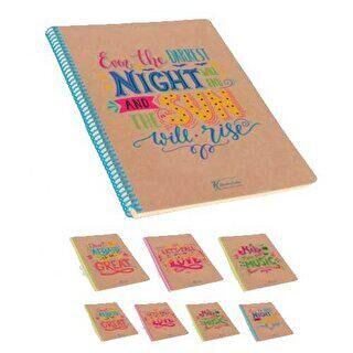 Keskin Color Doodles Defter Kareli Spiralli A4 100 Yaprak - 1