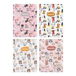 Keskin Color Everyday Animals Ciltli Defter Çizgili 80 Yaprak 14x20 Cm - Keskin Color