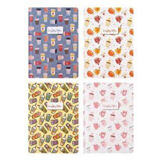 Keskin Color Everyday Coffee Ciltli Defter Çizgili 80 Yaprak 14x20 Cm - 1