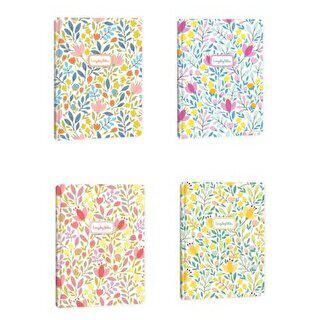 Keskin Color Everyday Flora Defter Çizgili 80 Yaprak 14x20 Cm - 1