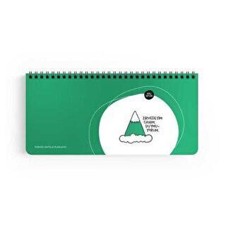 Hisli Şeyler 13x27 Spiralli Sticrli Planner Zirvedeyim Canım Duymuyorum 2022 - 1