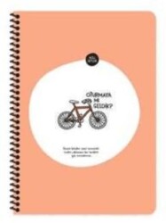 Keskin Color Hisli Şeyler 16,5x22,5 80 Yaprak Çizgili Stickerli Defter - Oturmaya Mı Geldik? - Keskin Color