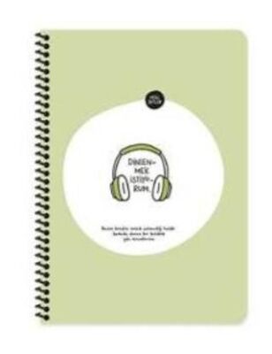 Keskin Color Hisli Şeyler A4 80Yaprak Çizgili Spiralli Stickerli Defter - Dinlenmek İstiyorum - 1