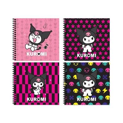 Keskin Color Kuromi 16x15 50 Yaprak Çizgili Spiralli Sert Kapak Defter - 1