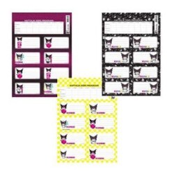 Keskin Color Kuromi Ders Programlı 3Lü Etiket - Keskin Color