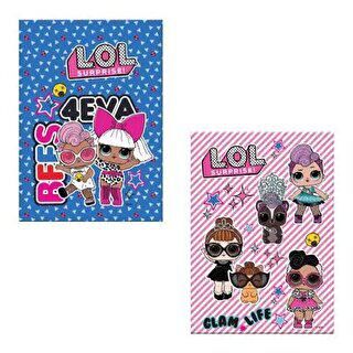 Keskin Color L.O.L. Defter Kareli Cam Kırıklı Hologram Kaplı A4 40 Yaprak - 1